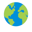 ícono del planeta tierra